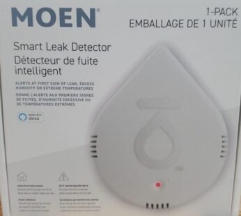 Moen Flo Smart Water Monitor & Shutoff with 2 Smart Leak Detectors – Brand New