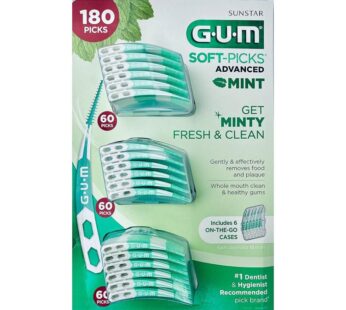 GUM Soft-Picks Advanced Mint, 180-count