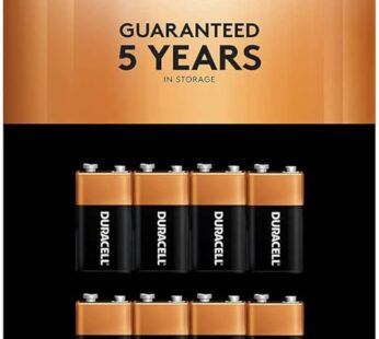 Duracell 9V Alkaline Batteries, 8-count