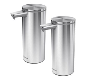 Simple human Rechargeable Sensor Soap Dispenser, 2- pack