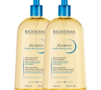 Bioderma Atoderm Shower Oil, 33.8 fl oz, 2-pack