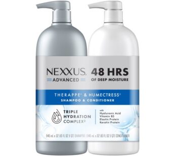 New Nexxus Advanced Therappe Shampoo and Humectress Conditioner, 32 fl oz, 2-pack