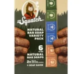 Dr. Squatch Natural Bar Soap 6-pack, 5 oz