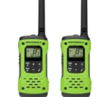 Motorola Solutions T600 35 Miles Waterproof Two-way Radio Green, 2-pack