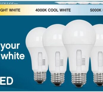 Feit Electric LED 5 Shades 60W Replacement Light Bulbs A19 6 PK