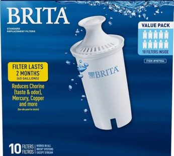 Brita Pitcher Replacement Filters – 10 Pack