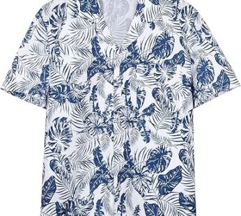 MagnaReady Adaptive Short Sleeve Floral Shirt