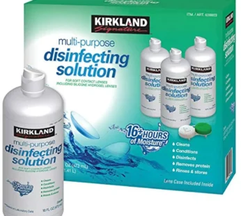 Kirkland Signature Multi-Purpose Disinfecting Solution, 16 fl oz, 3 ct