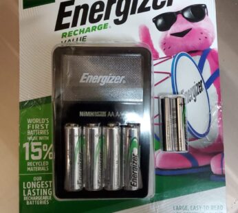 Energizer Rechargeable Value Charger Kit – Brand New