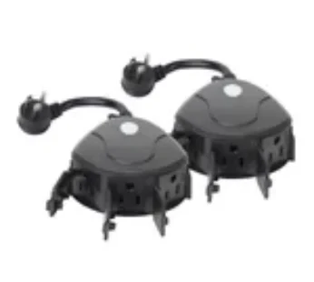 Feit Electric Triple Outlet Outdoor Smart Plugs 2-pack