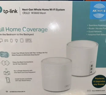 TP-Link Deco W3600 Wi-Fi 6 AX1800 Mesh WiFi Router Replacement System, 2-pack – New