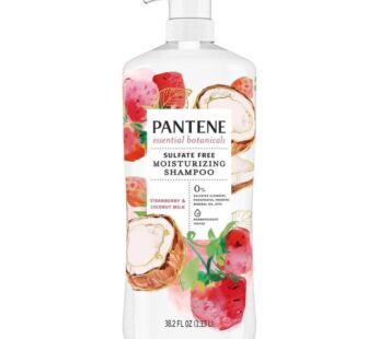 Pantene Essential Botanicals Strawberry and Coconut Shampoo, 38.2 fl oz – New Open Box