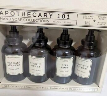 Apothecary 101 Hand Soap Collection Set Of 4