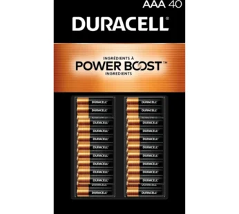 Duracell Coppertop Alkaline AAA Batteries, 40-count – New