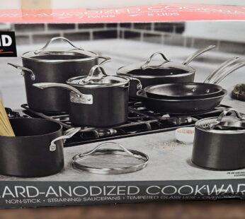 Kirkland Signature 12-piece Hard Anodized Aluminum Non-Stick Cookware Set – ULN