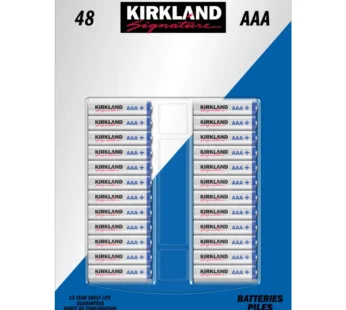 Kirkland Signature Alkaline AAA Batteries, 48-count – new