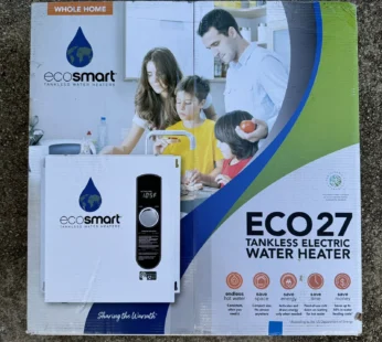 Like New EcoSmart ECO27 27 kW 240V Electric Tankless Water Heater