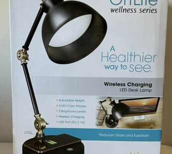 New-OttLite Wireless Charging LED Desk Lamp