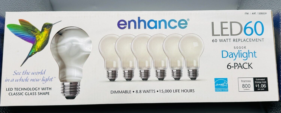 Feit Electric 60W Replacement 5-CCT LED BR30 Bulbs 6 pack