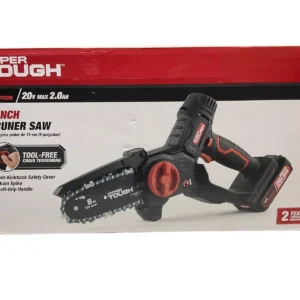 Hyper Tough HT13-401-003-03 20 Volt 6 inch Mini Chainsaw with Battery and Charger