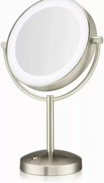 Conair LED Double-Sided 1x/10x Vanity Mirror - Rounded