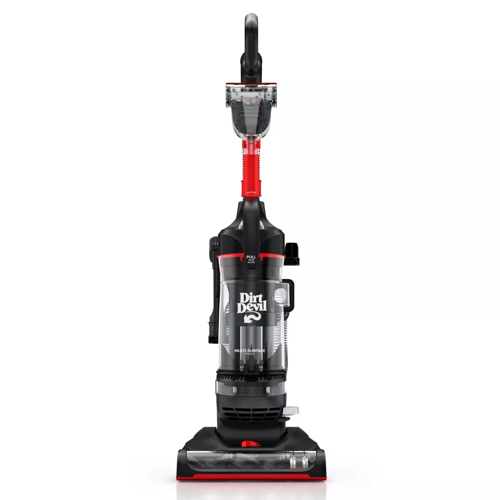 Dirt Devil UD76810V Multi-Surface Rewind Bagless Upright Vacuum Cleaner, Red/Black