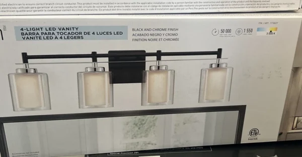 Lennon 4-Light Bathroom Vanity Fixture - Image 2