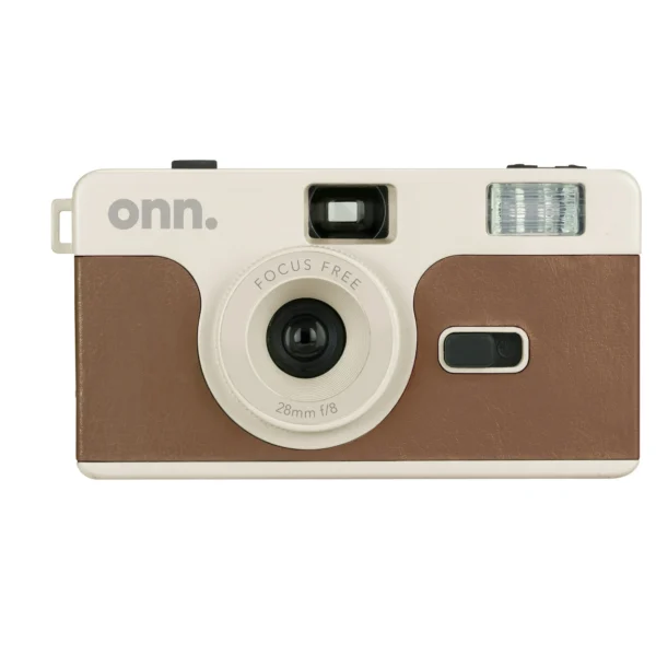 Onn. Reusable 35mm Camera with Flash, 1080p, 2MP