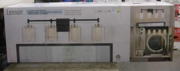Lennon 4-Light Bathroom Vanity Fixture - Image 3