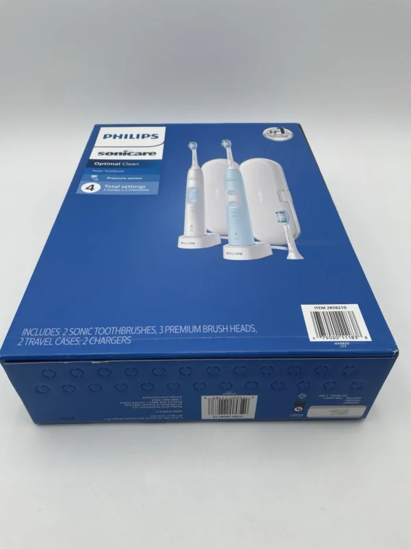 Philips Sonicare Optimal Clean Rechargeable Toothbrush 2 Pack - Image 3
