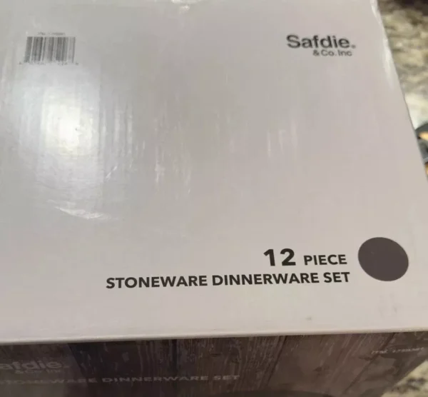 Safdie 12 Piece Stoneware Dinnerware Set - Image 4