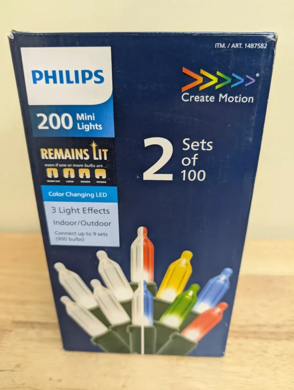 Philips 200 LED Color Changing Steady Warm