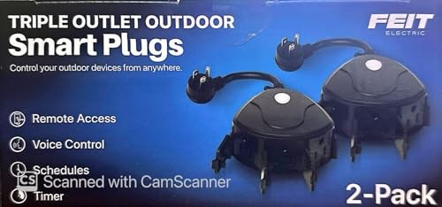 Feit Electric Triple Outlet Outdoor Smart Plugs 2