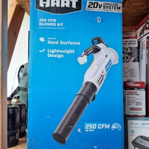 HART 20-Volt 90 Mph at 250 CFM Battery-Powered Axial Blower Kit (1) 2.0Ah Lithium-Ion Battery