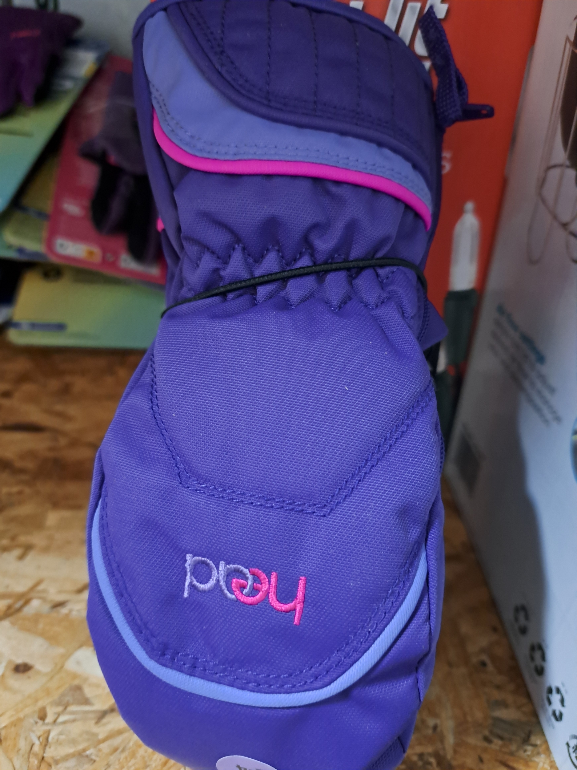 HEAD Junior Ski & Snowboarding Mittens (Purple, XS 2-4 Yo)