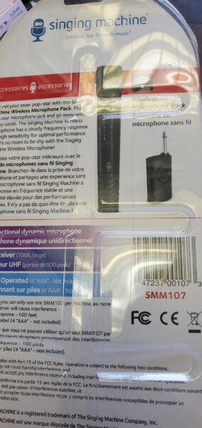 Singing Machine Wireless Microphone