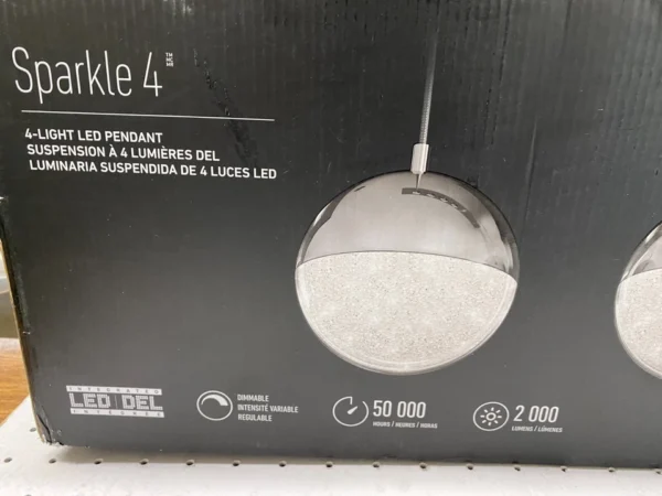 Artika Sparkle 4 Light Led Pandant - Image 3