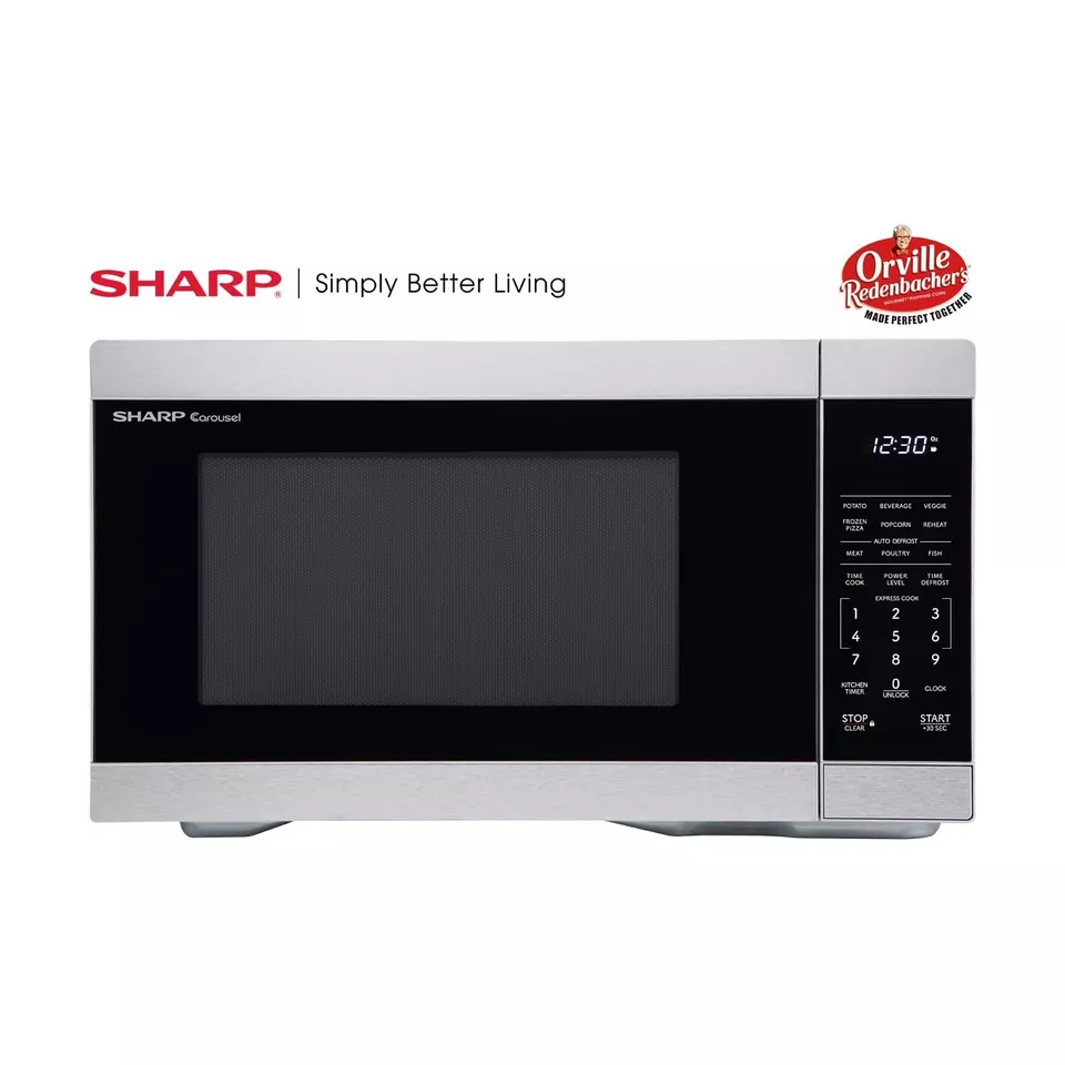 Sharp ZSMC1162KS Oven with Removable 12.4" Carousel Turntable, 1.1 CuFt. (Stainless Steel) - Image 3
