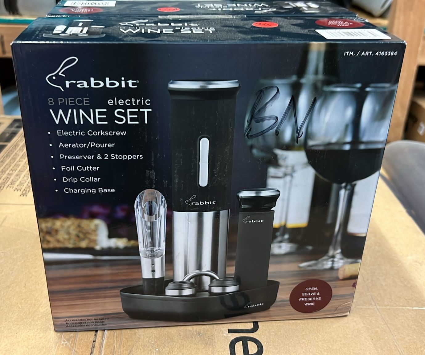 Rabbit 8 Piece Electric Wine Set