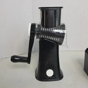 MIU Rotary Cheese Grater, Handheld Cheese Shredder Black