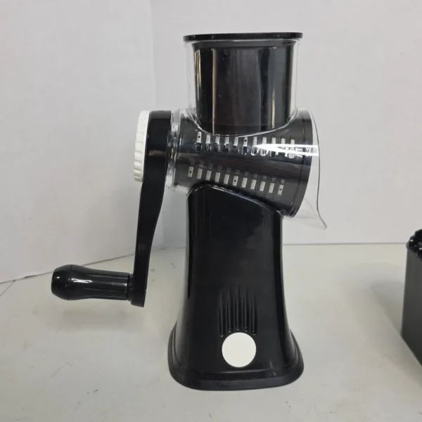 MIU Rotary Cheese Grater, Handheld Cheese Shredder Black