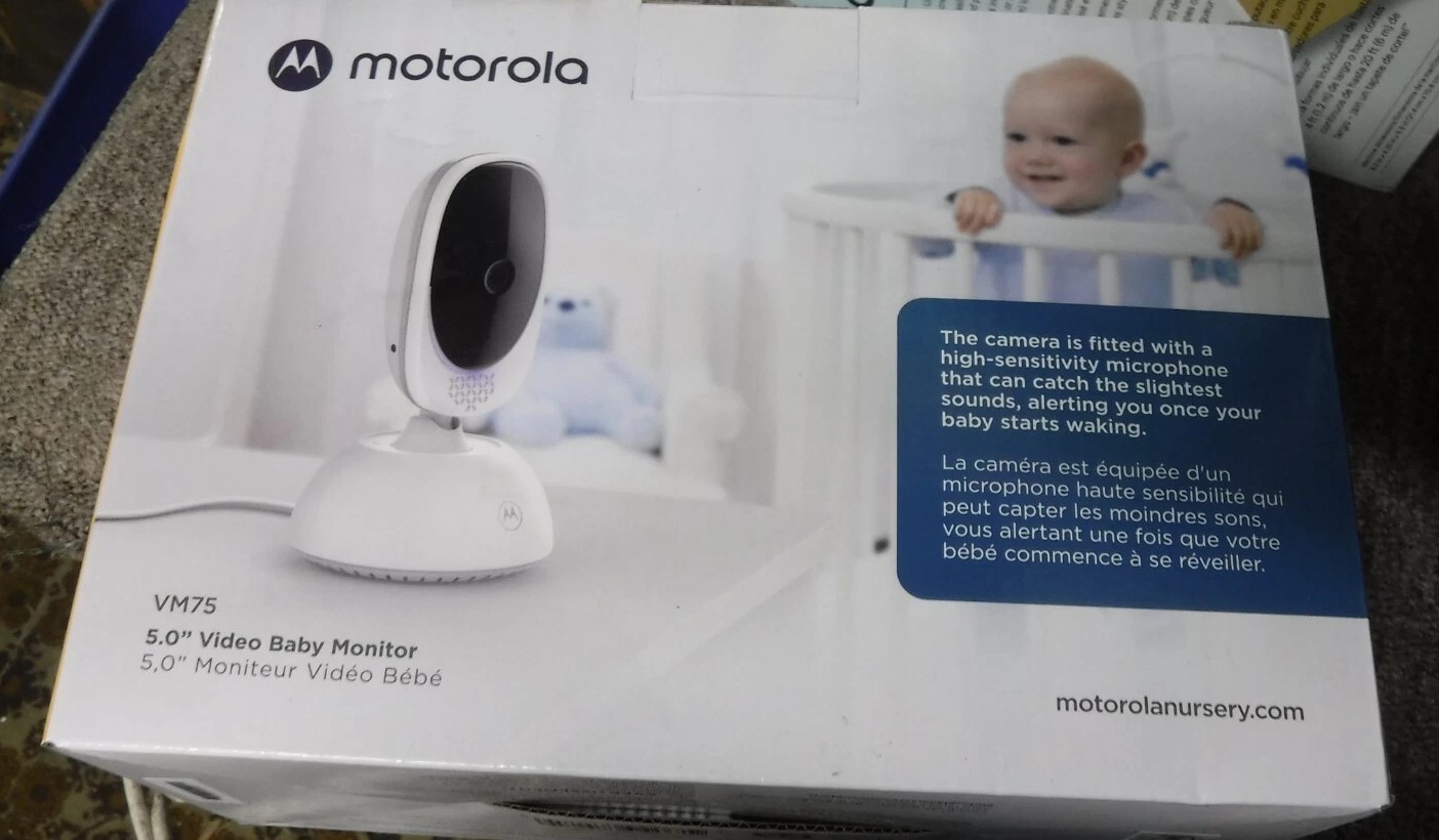 Motorola VM75 5.0 Video Baby Monitor