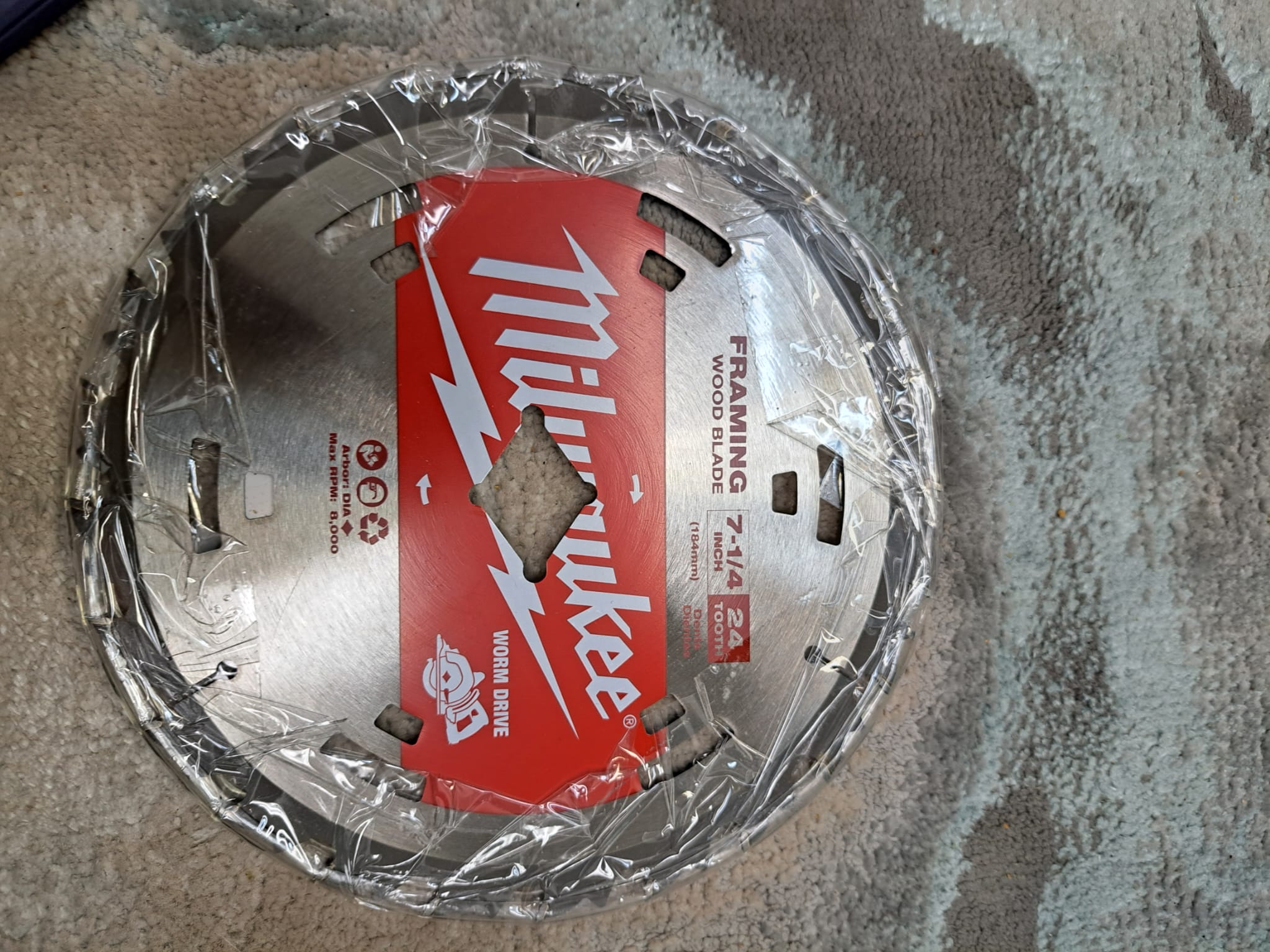 Milwaukee 48-41-0713 Worm Drive Framing Wood Saw Blade