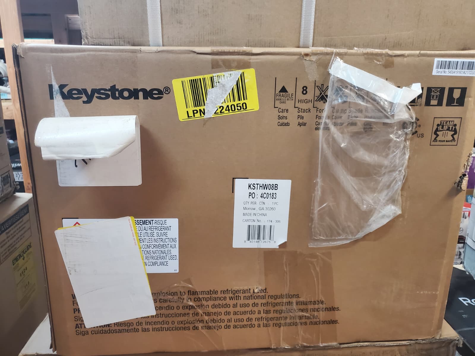 Keystone KSTHW08B 8,000 115V Air Conditioner with 3,500 Supplemental Heating, Bright White - Image 3