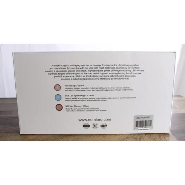 Numiere Time Keeper LED Face Mask - Image 2