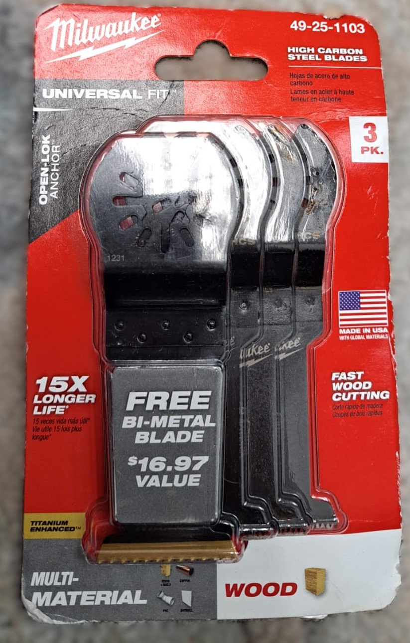 Milwaukee (49-25-1103) Cutting Tool - Black, 3 Pack