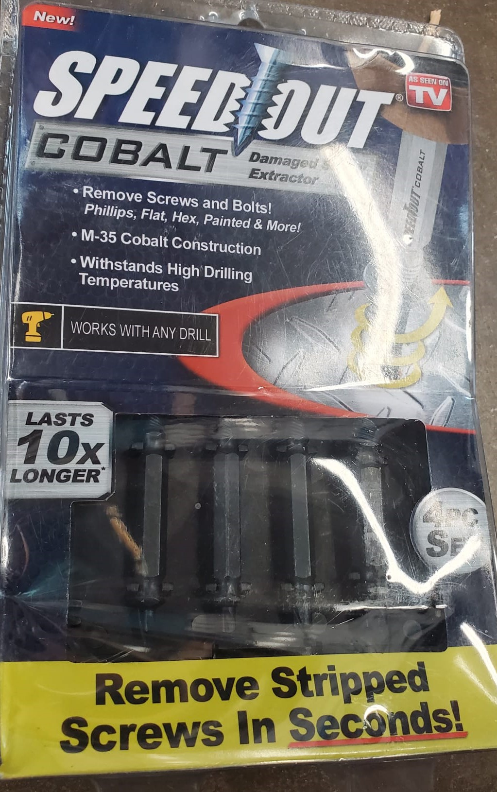 Ontel Speed Out Speed Out Cobalt Extractor (4-Piece)