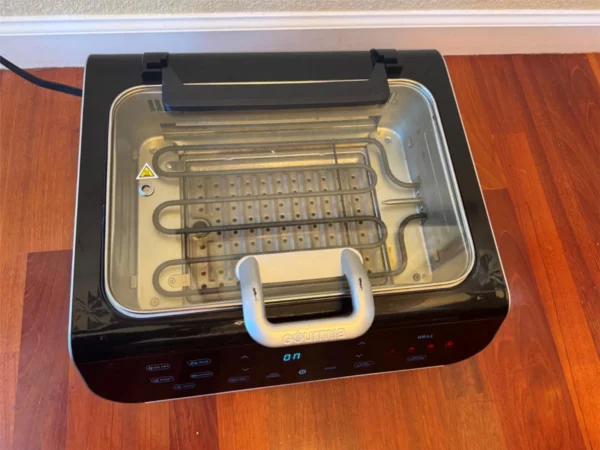 Gourmia FoodStation Smokeless Indoor Grill & Air Fryer. - Image 5