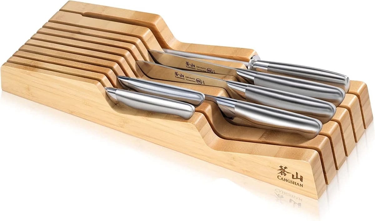 Cangshan Sanford Series 1027167 German Steel 7-Piece Knife In Drawer Set - Image 4
