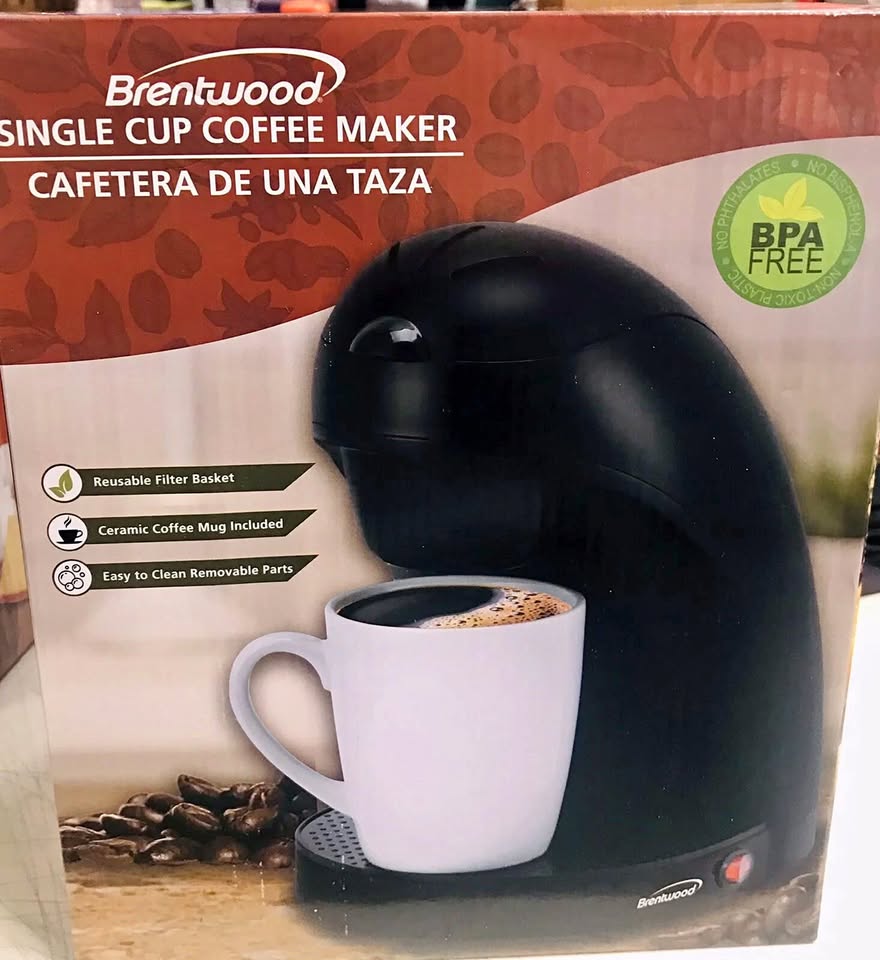 Brentwood Single Serve Coffee Maker with Mug